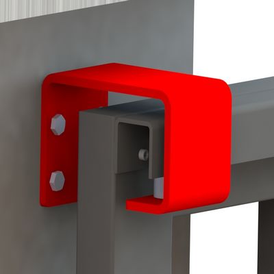 Portail coulissant acier.